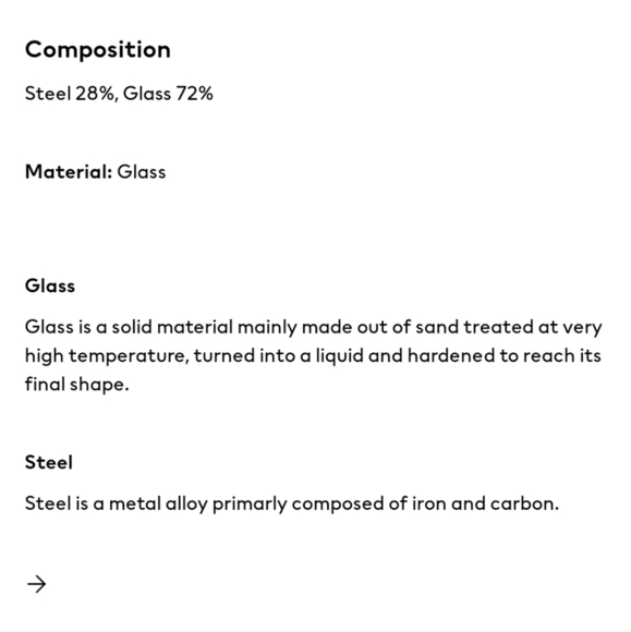 New Glass Jewelry Box from H&M Clear Glass & Gold Jewelry Box Display Case - Picture 5 of 5